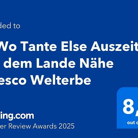 Appartamento Tante Else Auszeit Auf Dem Lande Naehe Unesco Welterbe Inklusive Fahrraeder Carpin