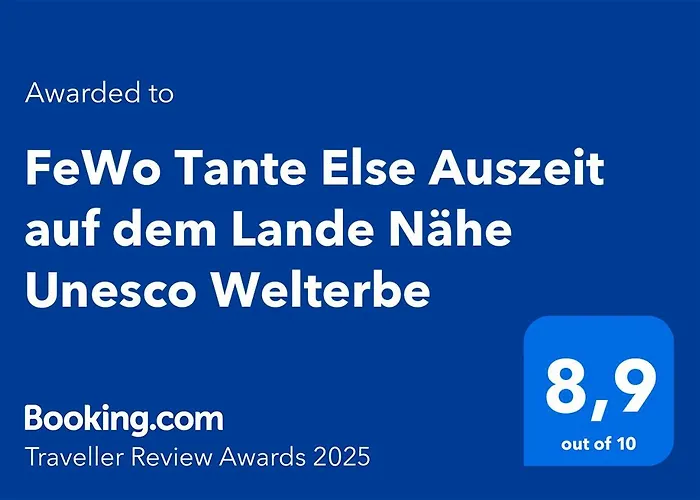 شقة Tante Else Auszeit Auf Dem Lande Naehe Unesco Welterbe Inklusive Fahrraeder Carpin