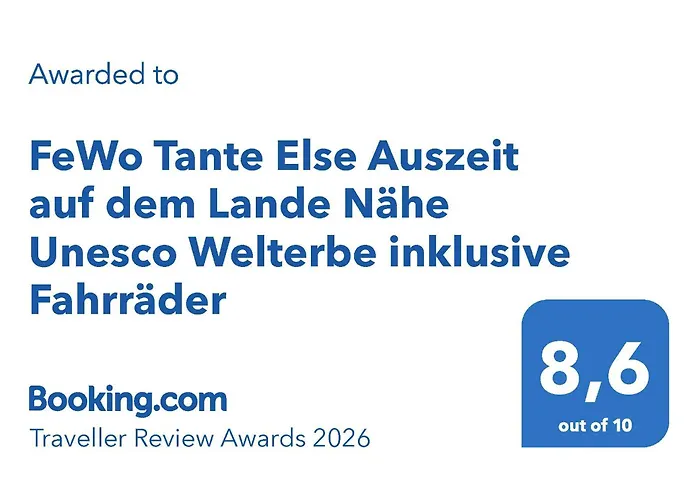 Tante Else Auszeit Auf Dem Lande Naehe Unesco Welterbe Inklusive Fahrraeder Appartamento *